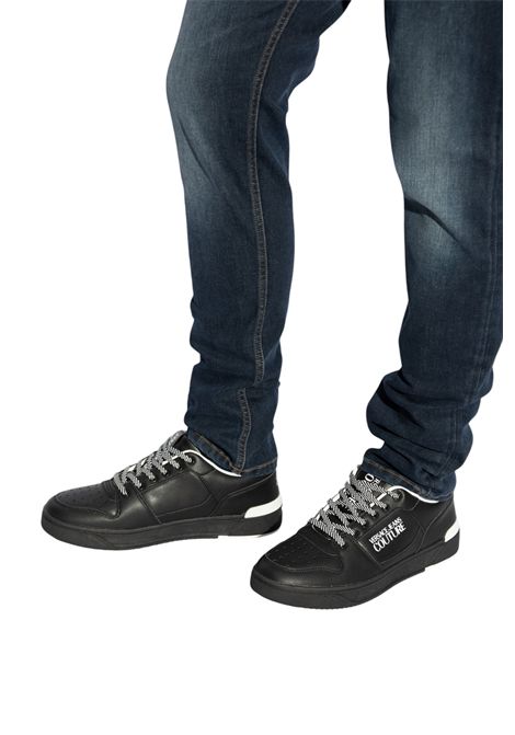 Trainers with contrasting logo and laces VERSACE JEANS COUTURE | shoes | 78YA3SJ5 ZPB13899